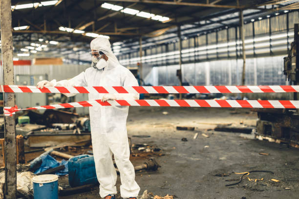 Professional Drug Lab Cleanup technician working in Brinklow, MD